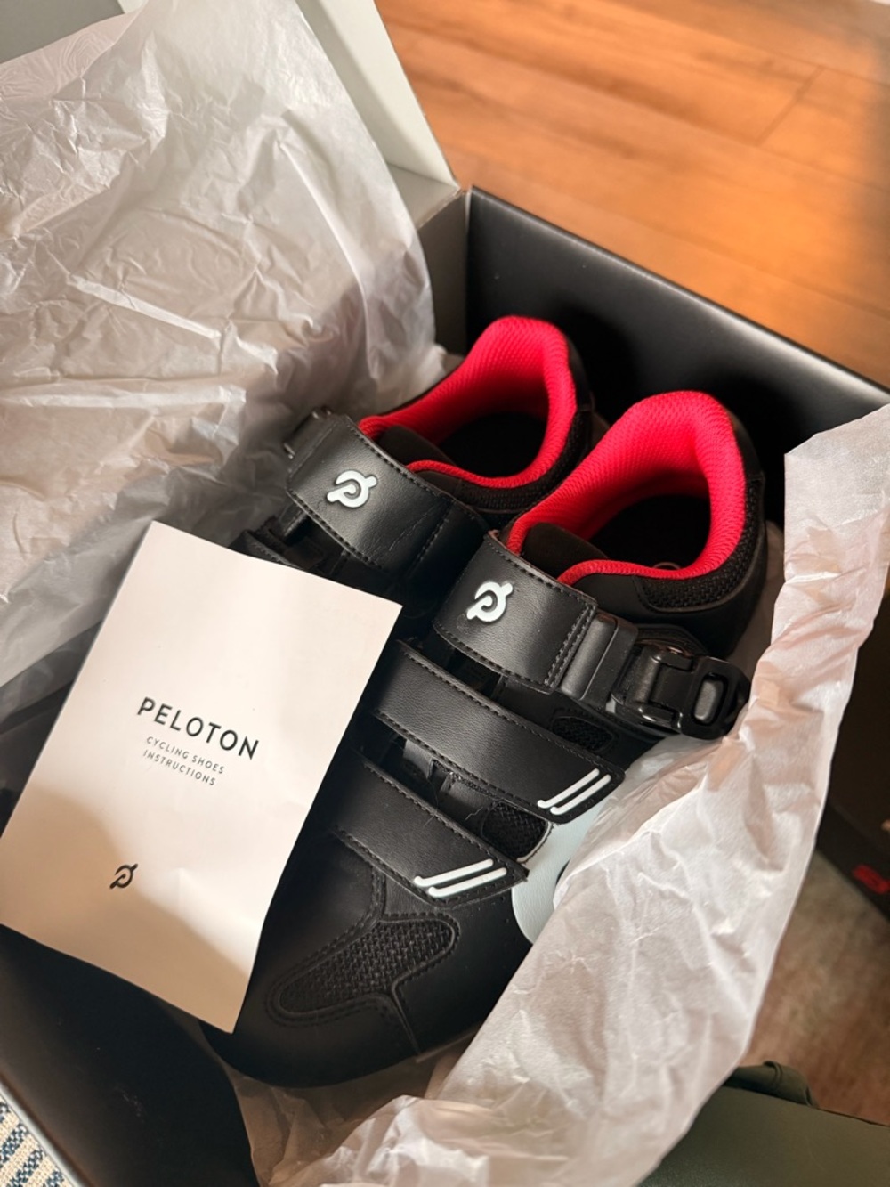 Peloton Black Cycling Shoes